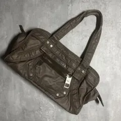 DIESEL archive metal logo ショルダーバッグ　Y2K