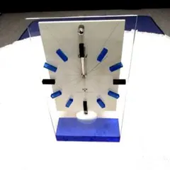 クリスタルGLASS WORKS NARUMI　電波振子置時計　掛け時計