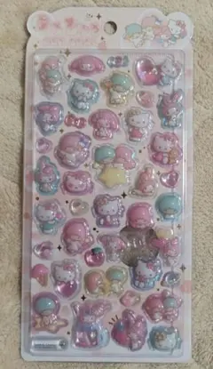 うるちゅるポップシール サンリオ キキララ キティ マイメロ 正規品 うるちゅる