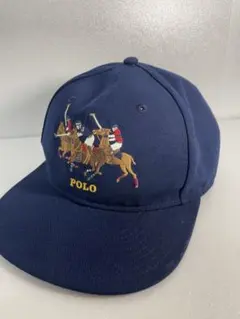 [状態良好！] POLO RALPH LAUREN トリプルポニー￼CAP