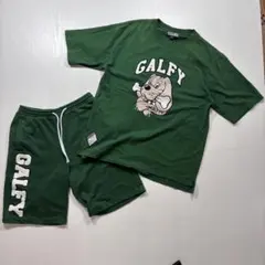 459〉GALFY セットアップ ガルフィー 半袖Tシャツ 短パン 灰 上下 