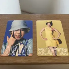 少女時代　japan 2nd tour カード　サニー・ソヒョン　会場限定カード