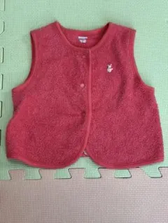 ピンク ベビーベスト 80cm