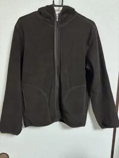 UNIQLO ダークブラウン フリースジャケット