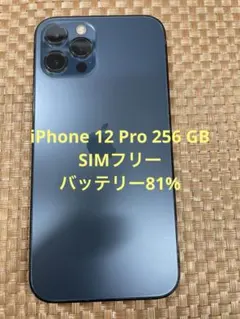iPhone 12 Pro 256 GB パシフィックブルーSIMフリー