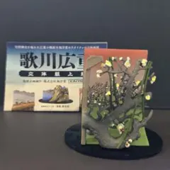 歌川広重 立体組立絵 東海道五十三次 亀戸梅屋敷　海洋堂カプセルQのサムネイル