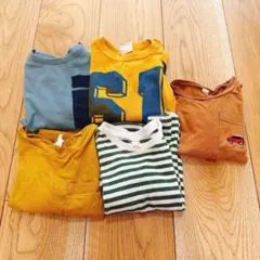 男の子90センチ　長袖シャツ　5点セットまとめ売り