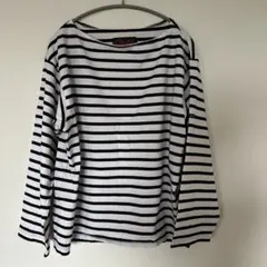 OUTIL 常田大希着用 ビッグバスクシャツ ボーダー　0