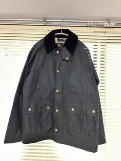 Barbour ワックスドジャケット ダークカーキ UK10のサムネイル