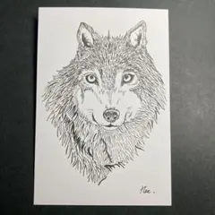 【15】狼　ボールペンアート オオカミ-ペン ボールペン | Zazzle.co.jp