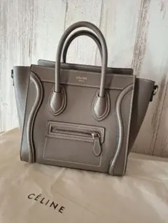 CELINE セリーヌ ラゲージ ナノ スリ 旧ロゴ フィービー期 ハンドバッグ