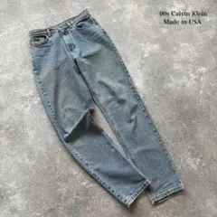 【Calvin Klein】 90s カルバンクライン デニムパンツ USA製