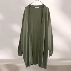 【ミッシェルクラン】MICHEL KLEIN ロングカーディガン 羽織り 38のサムネイル