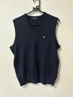 Golden Bear ネイビー Vネックベスト M