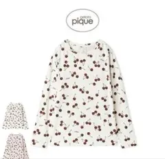 ジェラートピケ チェリー柄ロンT ジェラピケ パジャマ ルームウェア 部屋着