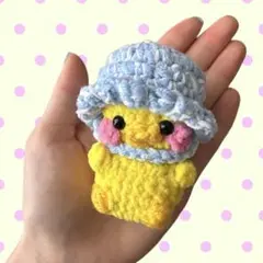 ほっぺぷくぷくひよこの編みぐるみストラップのサムネイル