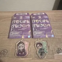 鬼滅の刃 きゅんキャラアクリルチャーム 童磨 炭治郎