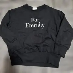ブリーズ　For Eternity ロゴ トレーナー ブラック