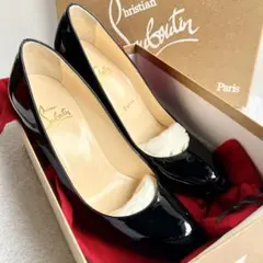 【Christian Louboutin】ルブタン パテントパンプス38のサムネイル