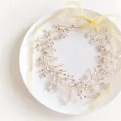 【ゼクシィ記載♡】ブライダルアクセサリー　結婚式　ウエディング　ヘアアクセ髪飾り
