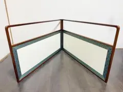 美品 茶道具 杉缘 簾 風炉先屏風 夏用 上透かし 両面使い 炉風炉兼用 箱無 美品 茶道具 杉缘 簾 風炉先屏風 夏用 上透かし 両面使い 炉風炉