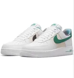 Nike Air Force 1 ホワイト/グリーン/ブラック