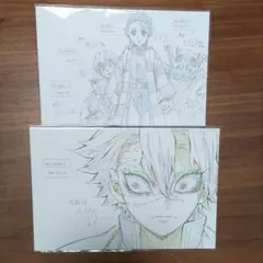 鬼滅の刃　無限列車編　原画ポストカードセットA/B　全18枚