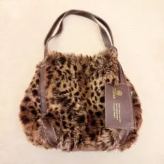 folna×DOORS コラボ レオパード柄 ファートートバッグ