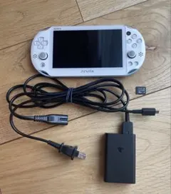 PS Vitaライトブルー本体 充電器 16GBメモリーカード付き