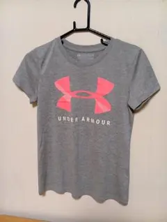 【値下】Under Armour HeatGear Tシャツ M グレー/ピンク