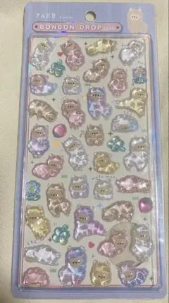 【新品　正規品】ボンボンドロップシール　アルパカ　動物