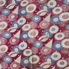 和柄　ハギレ　110×99cm　コットン