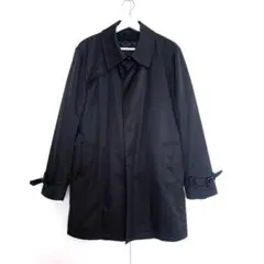 【美品】　SOFFICE ソフィーチェ　ステンカラーコート　黒　M ライナー付き