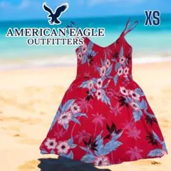 American Eagle 花柄キャミワンピース XS 水着の上にも◎