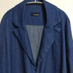ON SEVEN DAYS ブルー ロングジャケット