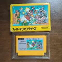 ファミコンカセット スーパーマリオブラザーズ 箱つき