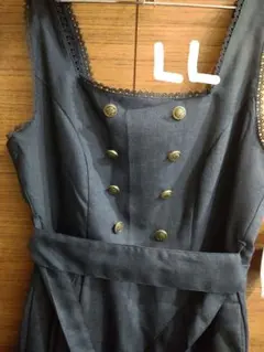 LL マリンアカデミア クラロリ くる実 しまむら ジャンパースカート 紺