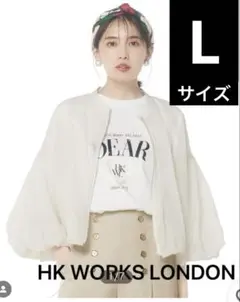 しまむら　HK WORKS LONDON バルーンスリーブ　ドロストBZ シアーのサムネイル