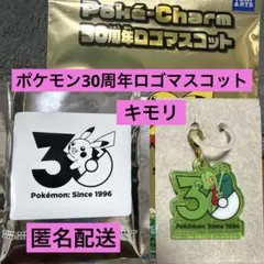 【匿名配送】ポケチャーム　30周年ロゴマスコット　食玩　めじるし　キモリポケモン