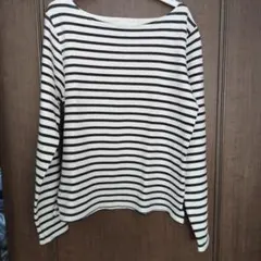 【匿名配送】BEAMS HEART ストライプ長袖Tシャツ