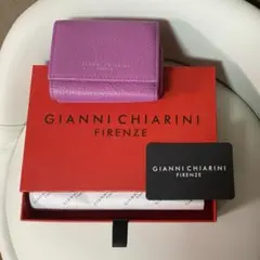 GIANNI CHIARINI VANITY PINK三つ折り財布新品、未使用