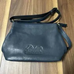 ✳️Dakota ネイビー レザー ショルダーバッグ