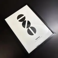 モダンタイポグラフィアートポスター フレーム付き