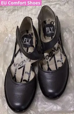 美品❗️EU Comfort Shoesコンフォートサンダル本革レザー幅広