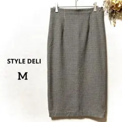 スタイルデリ チェック柄 ペンシルタイトスカート Mサイズ