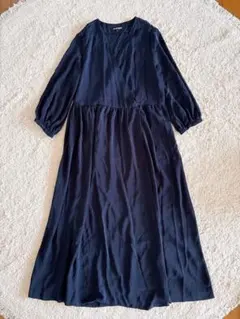 ANGELIEBE 2way カシュクールワンピース フォーマル 授乳服 紺