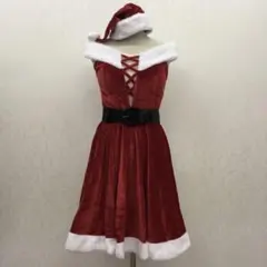 クリスマス　サンタドレス　レッド　Lサイズ　93155