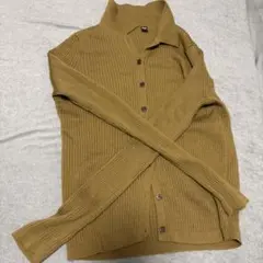 【値下げ】 UNIQLO ウールリブニット M ブラウン