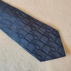 Christian Dior MONSIEUR　ビンテージ　ネクタイ　ネイビー
