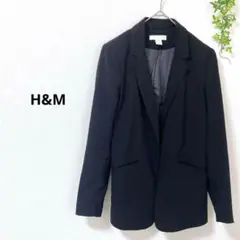 美品　H&M エイチアンドエム　テーラードジャケット　フォーマル　黒　S